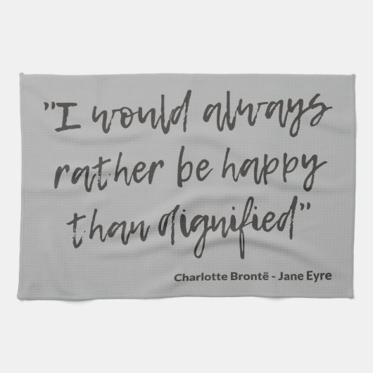 Jane Eyre Quote I Theedoek (Horizontaal)
