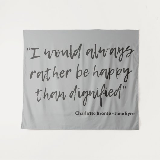 Jane Eyre Quote I Wandkleed (Voorkant (horizontaal))