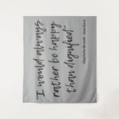 Jane Eyre Quote I Wandkleed (Voorkant)