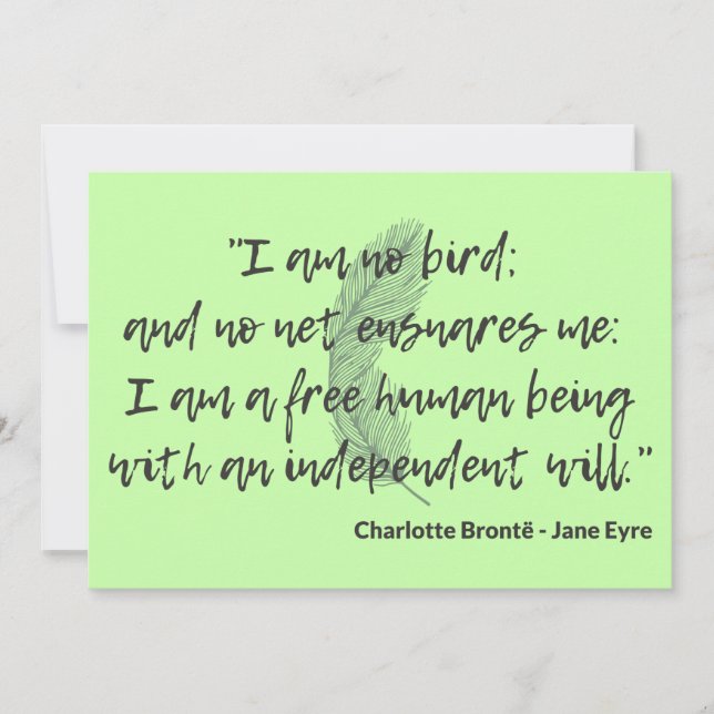 Jane Eyre Quote II (Voorkant)