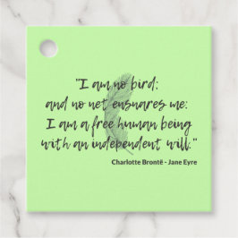 Jane Eyre Quote II Bedankjes Labels