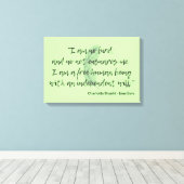 Jane Eyre Quote II Canvas Afdruk (Insitu (Houten vloer))