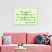 Jane Eyre Quote II Canvas Afdruk (Insitu (Woonkamer))