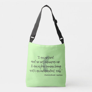 Jane Eyre Quote II Crossbody Tas