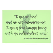 Jane Eyre Quote II Foto Afdruk (Voorkant)