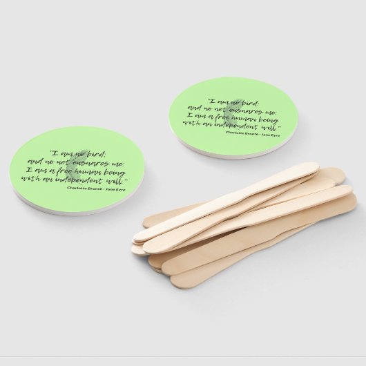 Jane Eyre Quote II Handwaaier (Niet-gemonteerd)