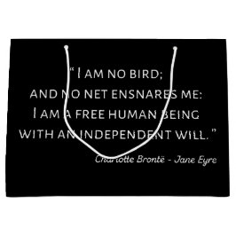 Jane Eyre Quote II - Klassieke stijl Groot Cadeauzakje
