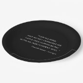 Jane Eyre Quote II - Klassieke stijl Papieren Bordje (Gekanteld)