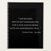 Jane Eyre Quote II - Klassieke stijl Planner (Voorkant)
