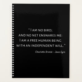 Jane Eyre Quote II - Klassieke stijl Planner