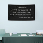 Jane Eyre Quote II - Klassieke stijl Spandoek (Beurs)