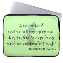 Jane Eyre Quote II Laptop Sleeve
