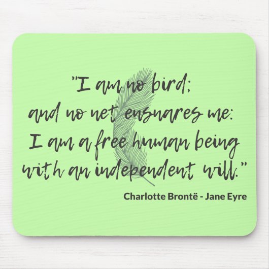 Jane Eyre Quote II Muismat (Voorkant)