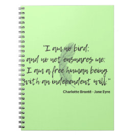 Jane Eyre Quote II Notitieboek