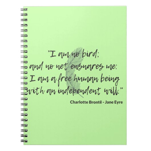 Jane Eyre Quote II Notitieboek (Voorkant)