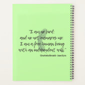 Jane Eyre Quote II Planner (Achterkant)