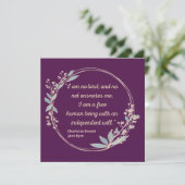 Jane Eyre Quote II - Schattigee stijl (Staand voorkant)
