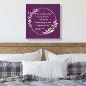 Jane Eyre Quote II - Schattigee stijl Canvas Afdruk (Insitu (Slaapkamer))