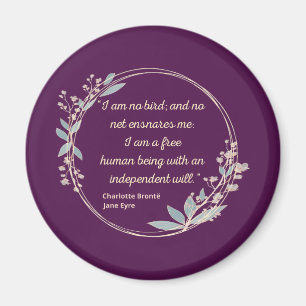 Jane Eyre Quote II - Schattigee stijl Magneet