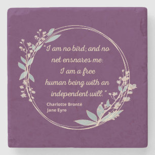 Jane Eyre Quote II - Schattigee stijl Stenen Onderzetter