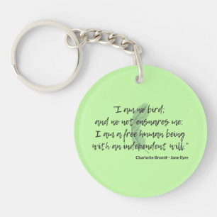Jane Eyre Quote II Sleutelhanger