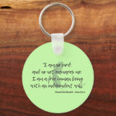 Jane Eyre Quote II Sleutelhanger (Voorkant)