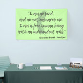 Jane Eyre Quote II Spandoek (Beurs)