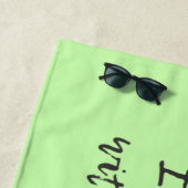 Jane Eyre Quote II Strandlaken (In situ)