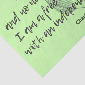 Jane Eyre Quote II Tissuepapier (Detail)