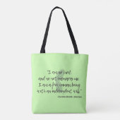 Jane Eyre Quote II Tote Bag (Achterkant)