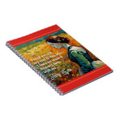 Jane Eyre Quote Monet stijl schilderij Notitieboek (Rechterzijde)