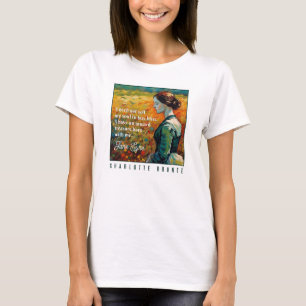 Jane Eyre Quote Monet stijl schilderij T-shirt