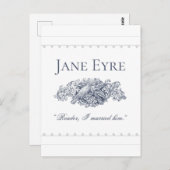 Jane Eyre - Reader I Married Him - Doves Briefkaart (Voorkant / Achterkant)