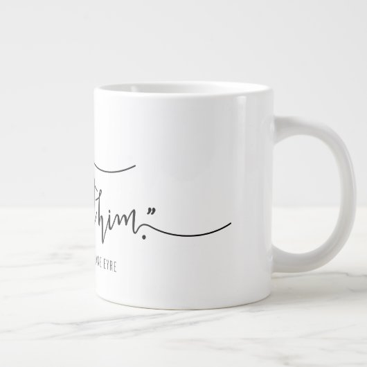 Jane Eyre "Reader, ik ben met hem getrouwd." Mok (Rechts)