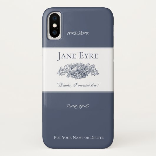 Jane Eyre - Reader ik trouwde hem - Doves Dark Gra Case-Mate iPhone Case (Achterkant)