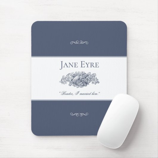Jane Eyre - Reader ik trouwde hem - Doves Dark Gra Muismat (Met muis)