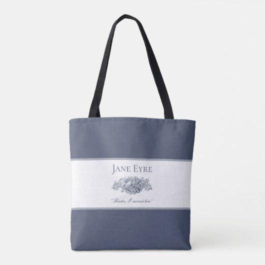Jane Eyre - Reader ik trouwde hem - Doves Dark Gra Tote Bag (Achterkant)