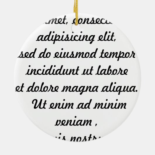 Jane Eyre Reader ik trouwde hem Keramisch Ornament (Achterkant)