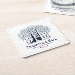 Jane Eyre Thornfield Hall Rochester Residences Kartonnen Onderzetters