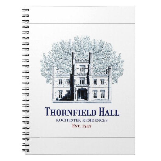 Jane Eyre Thornfield Hall Rochester Residences Notitieboek (Voorkant)