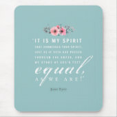 Jane Eyre - zoals wij zijn - Blauwgroen Muismat (Voorkant)