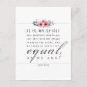 Jane Eyre - zoals wij zijn - wit Briefkaart (Voorkant)