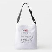 Jane Eyre - zoals wij zijn - wit Crossbody Tas (Achterkant)