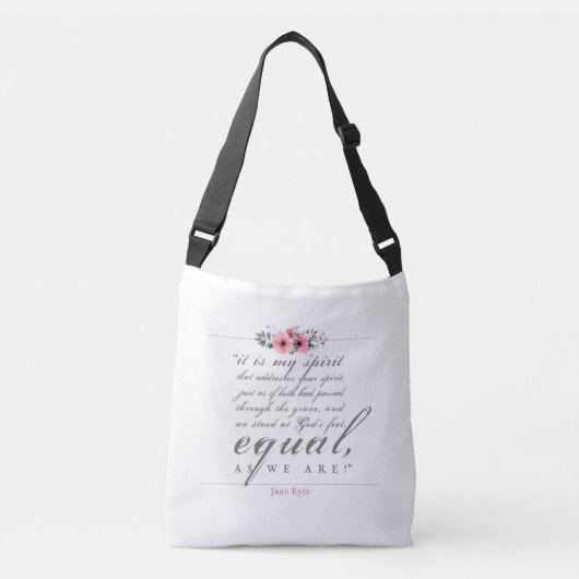 Jane Eyre - zoals wij zijn - wit Crossbody Tas (Voorkant)