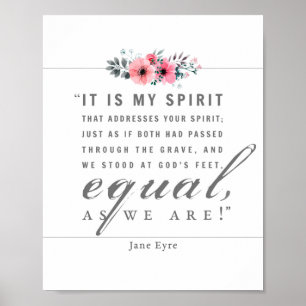 Jane Eyre - zoals wij zijn - wit Poster