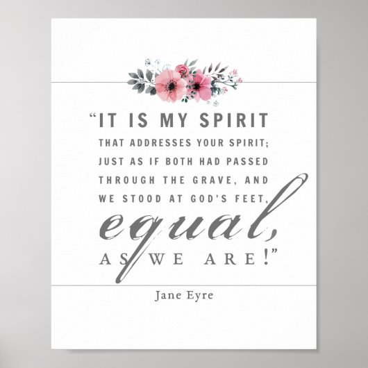 Jane Eyre - zoals wij zijn - wit Poster (Voorkant)