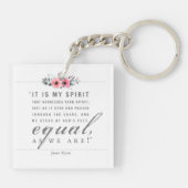 Jane Eyre - zoals wij zijn - wit Sleutelhanger (Achterkant)