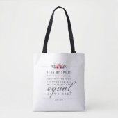 Jane Eyre - zoals wij zijn - wit Tote Bag (Voorkant)