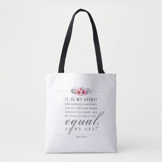 Jane Eyre - zoals wij zijn - wit Tote Bag (Voorkant)