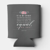 Jane Eyre - zoals wij zijn - zwart Blikjeskoeler (Achterkant)